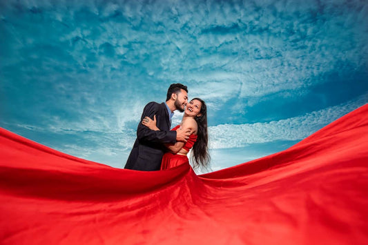 Happy couple benefiting from relationship advice