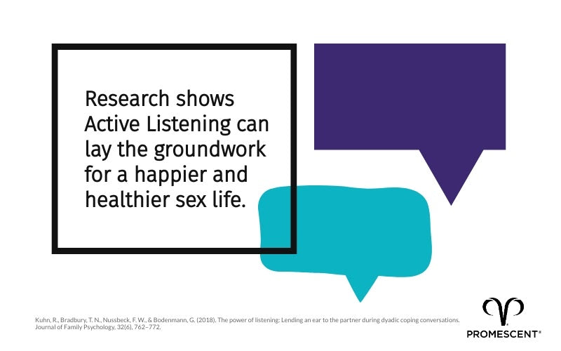 Communicate with your partner about sex