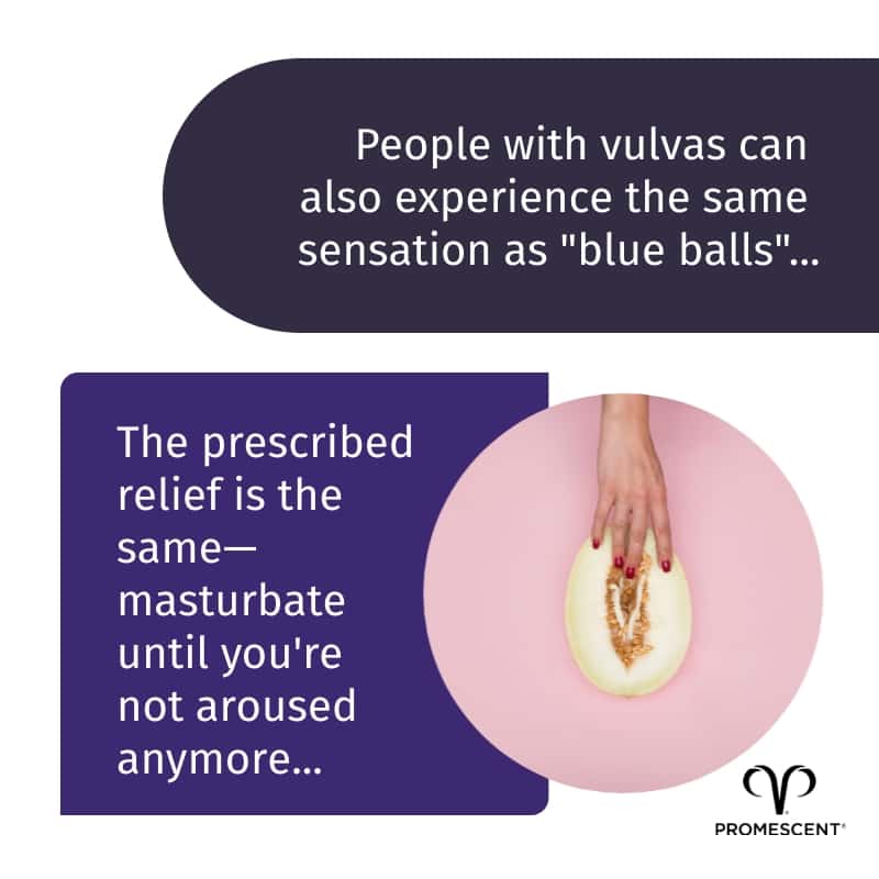 Common myth that only men get blue balls