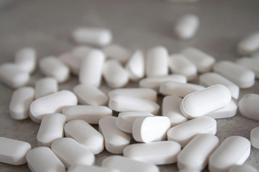 pile of multivitamin pills