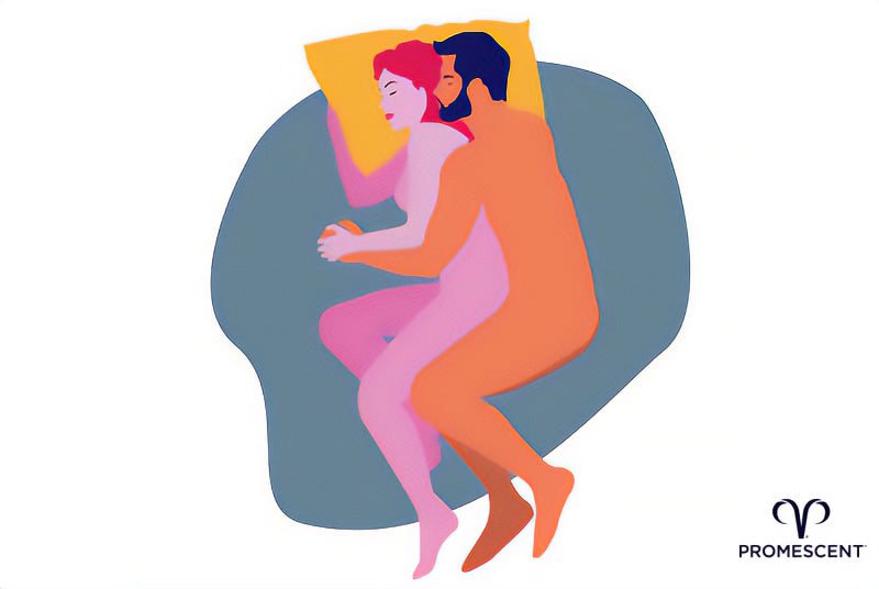 The spooningsex position to stimulate the g-spot