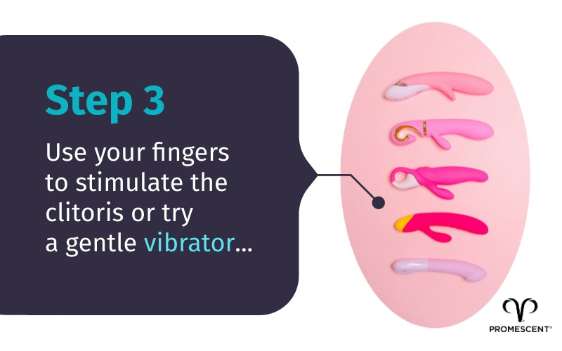 Venus butterfly step 3 using your fingers