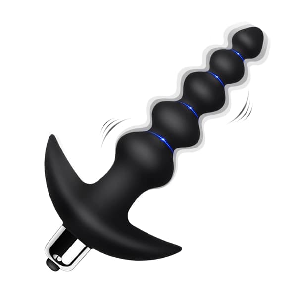 Vibrating Anal Beads Butt Plug by yosposs
