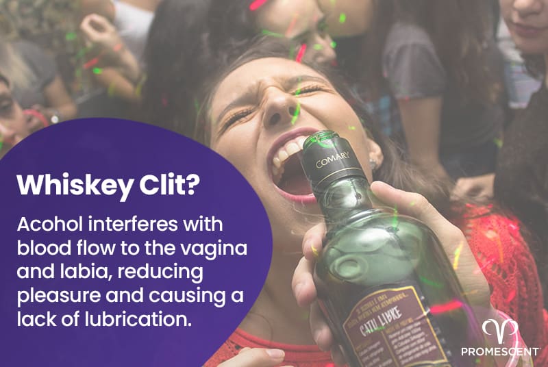 Women can get what is commonly referred to as whiskey clit