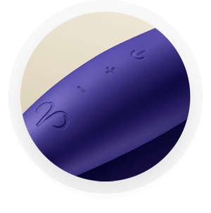 control buttons on the promescent rabbit vibrator