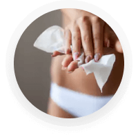 Promescent Before and After sex wipes with aloe vera are extra large for freshening up before and after intimacy