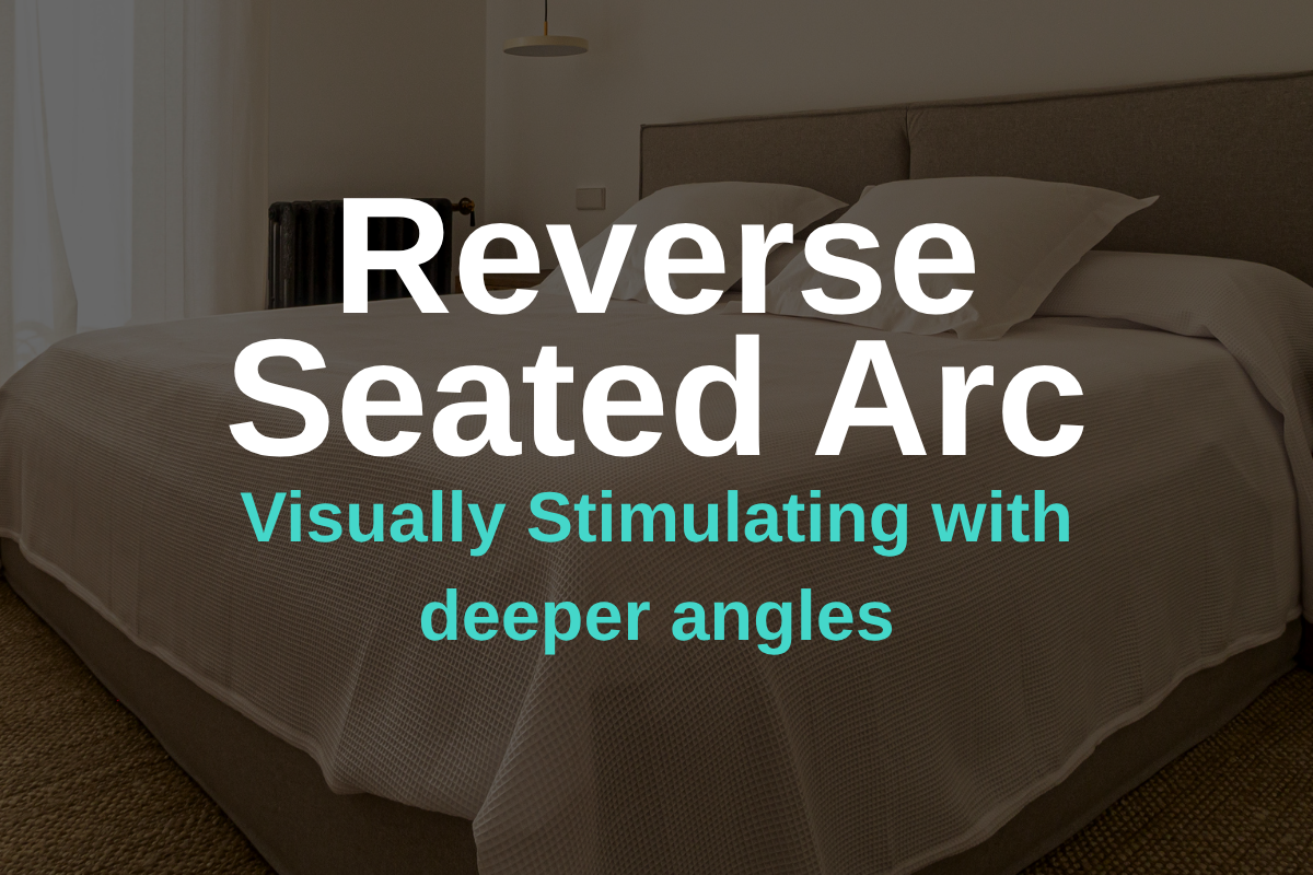 Reverse seated arc sex position