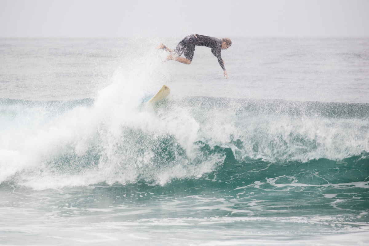 Image depicting a wipe out on a wave, representing loss of ejaculation control.